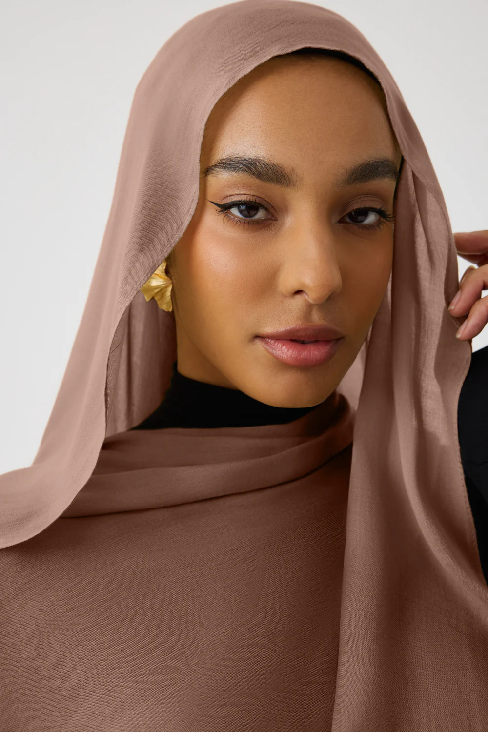 Bamboo Modal Hijab 3 Pack - Hazel, Blush & Stone - Image 3