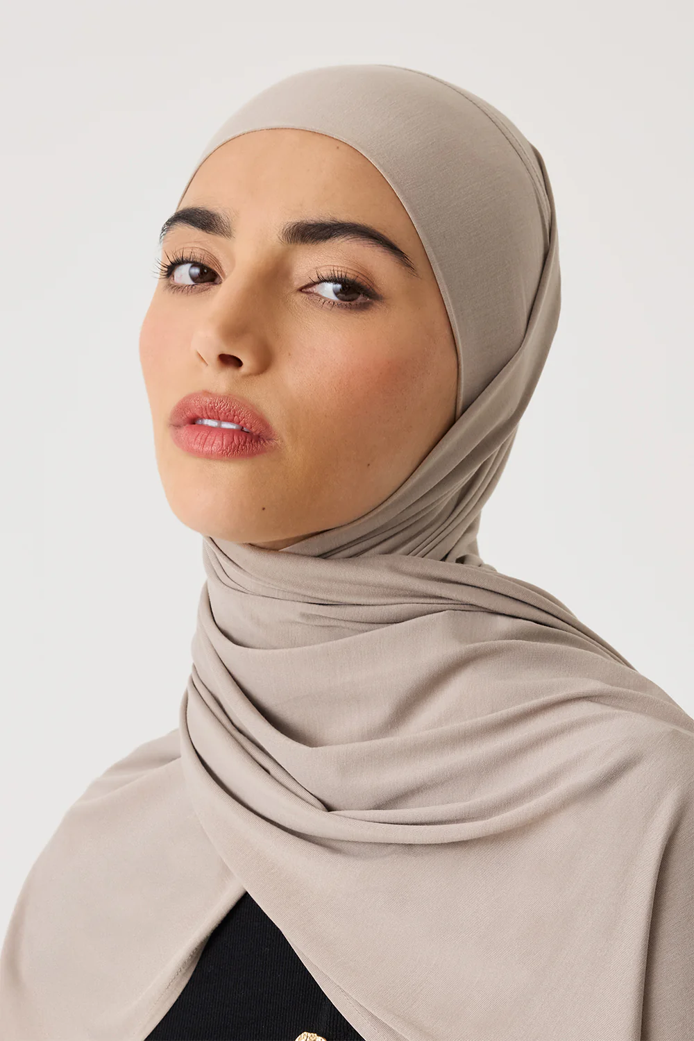 Jersey Bamboo Multi-Way Hijab 3-Pack - White, Dove & Dune - Image 3