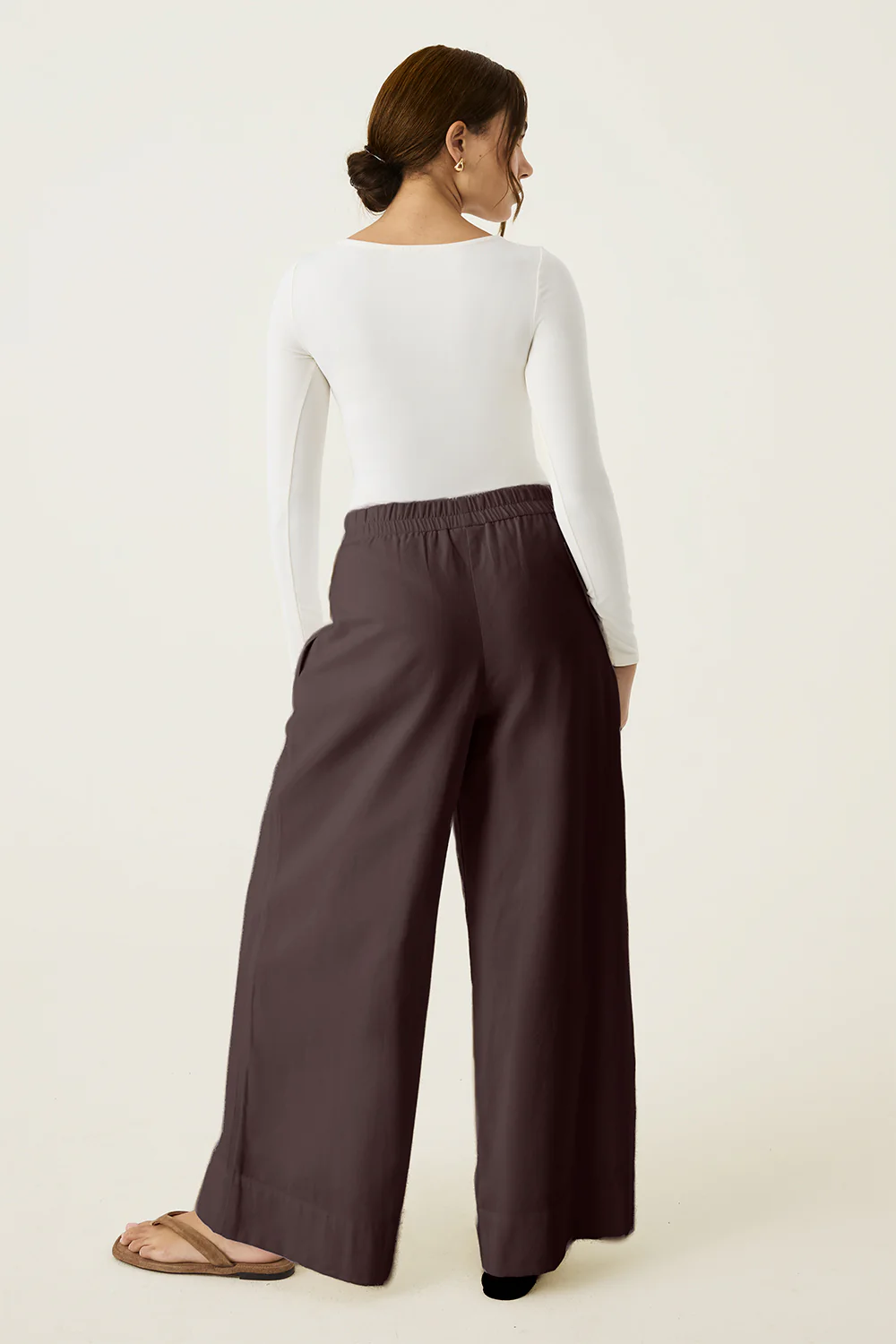 Wide Leg Palazzo Trousers - Image 13