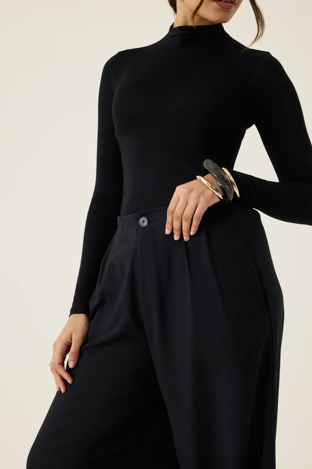 Wide Leg Palazzo Trousers - Image 3