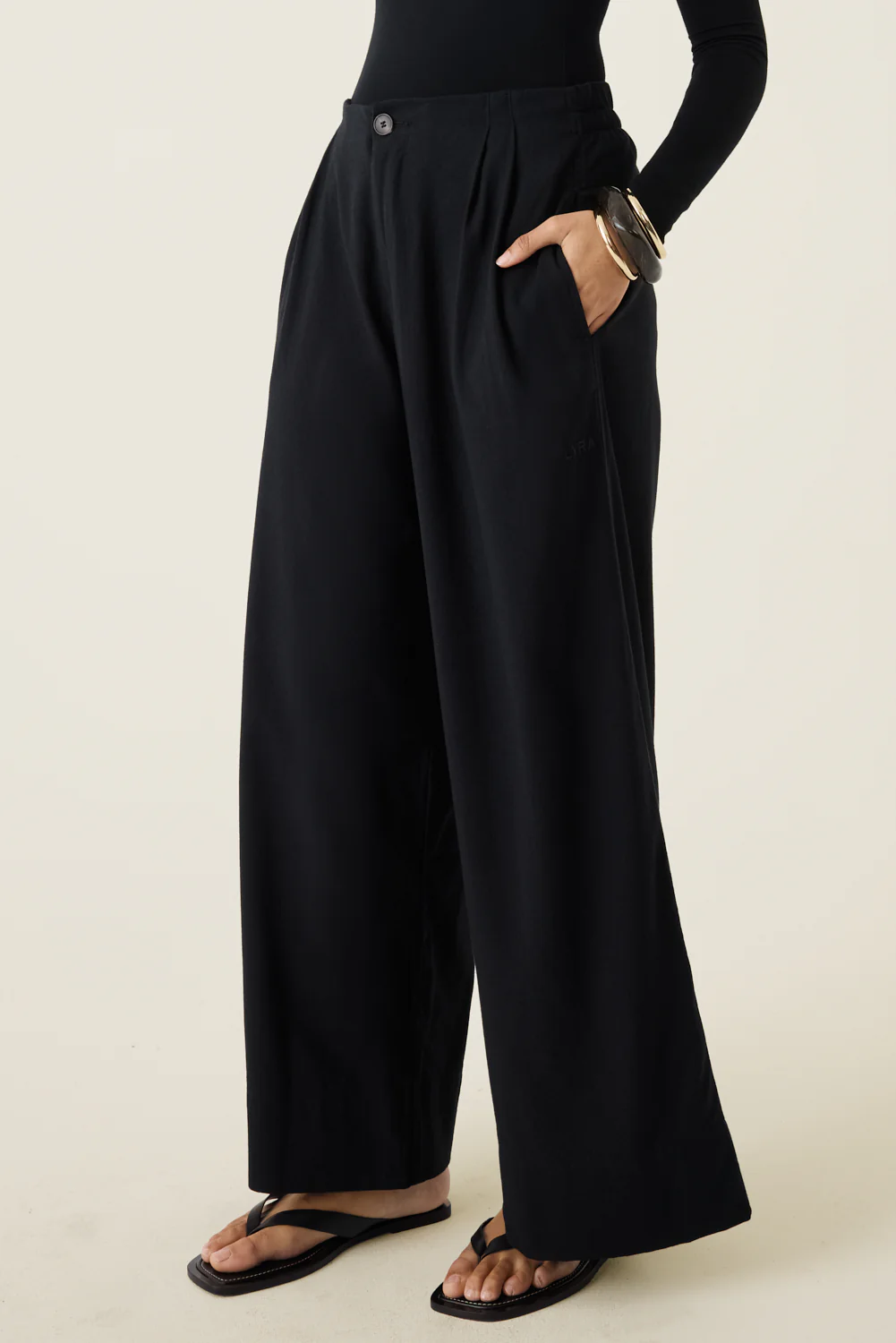 Wide Leg Palazzo Trousers - Image 5