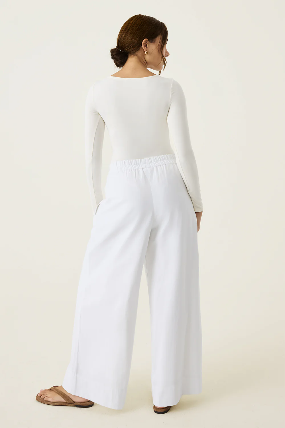 Wide Leg Palazzo Trousers - Image 8
