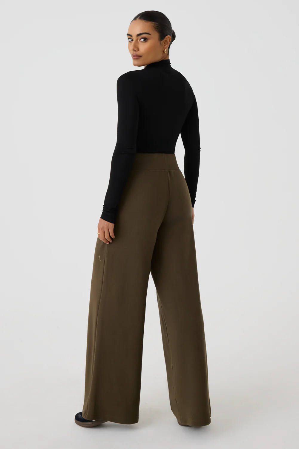 Wide Leg Waffle Co-ord Trouser - Image 4
