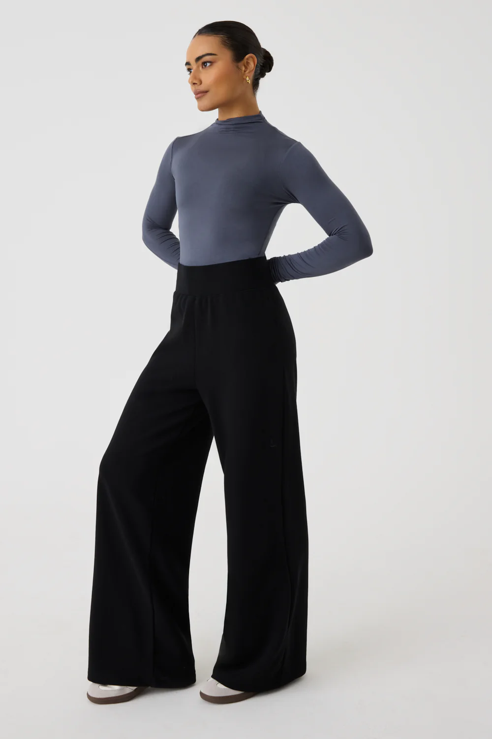 Wide Leg Waffle Co-ord Trouser - Image 6