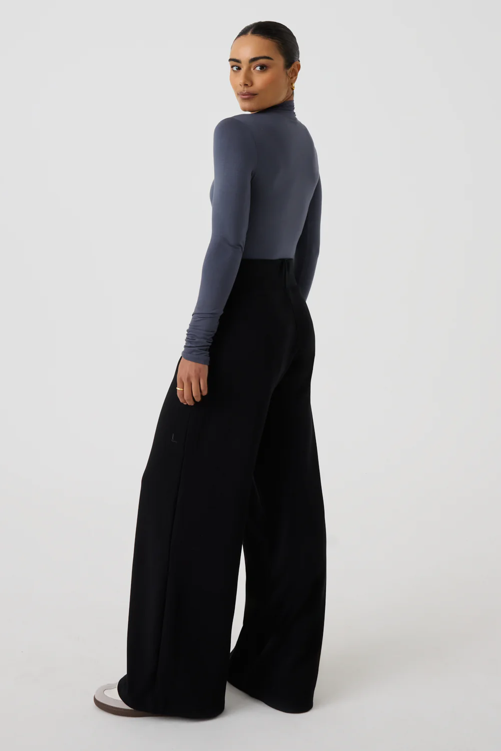 Wide Leg Waffle Co-ord Trouser - Image 8